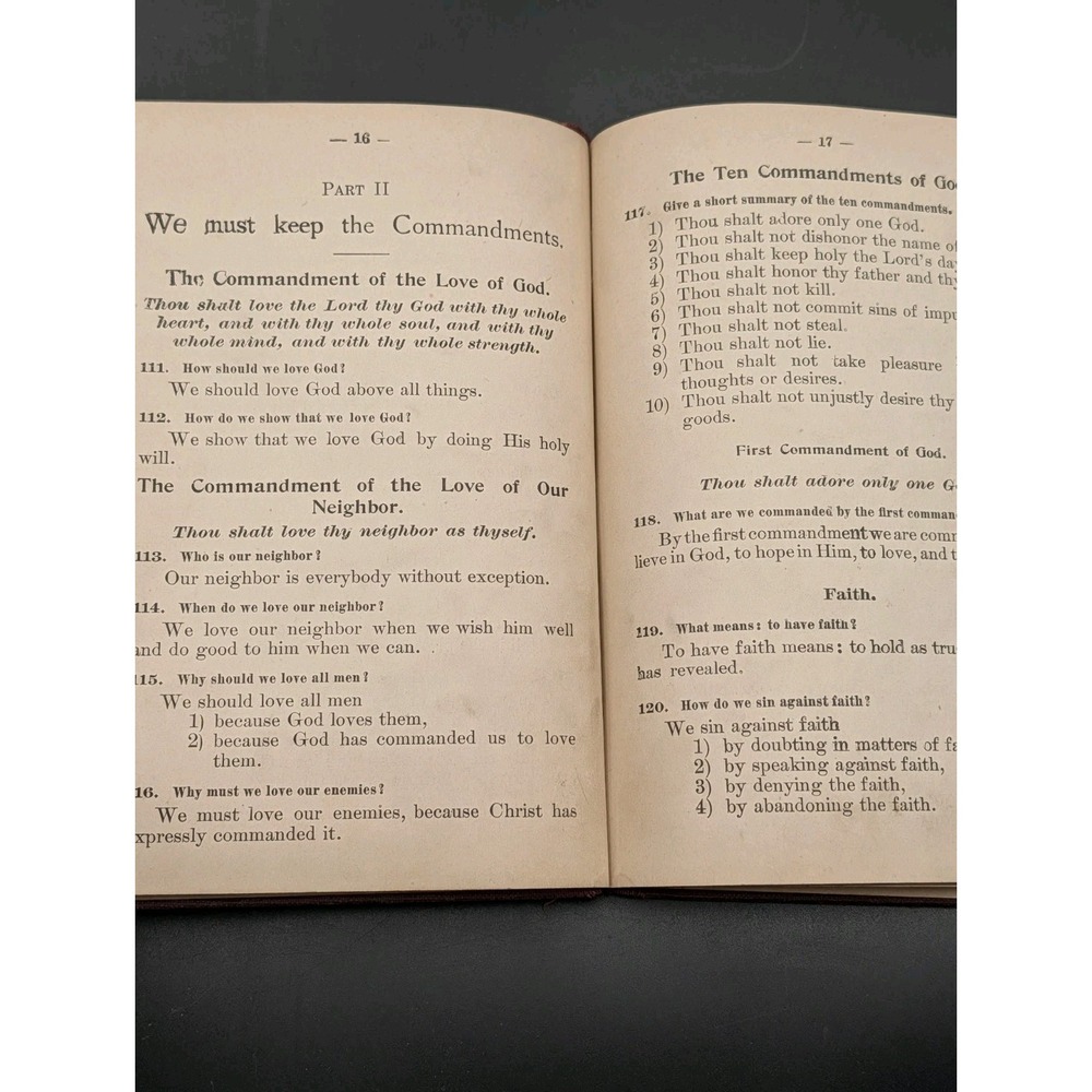 A Catechism for the Catholic Parochial Schools of the United States 1928 - Picture 6 of 8